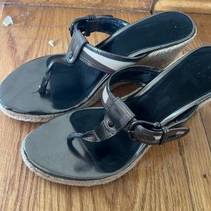 Burberry platform sandals